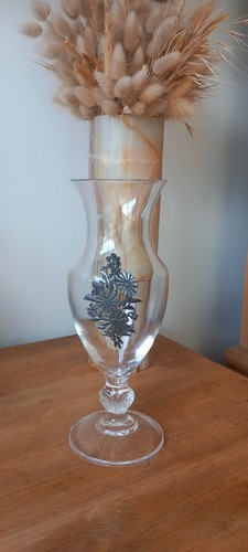 Vase verre transparent - vase, avec