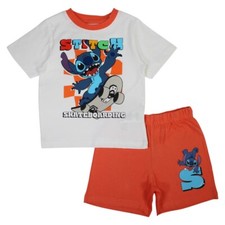 Ensemble garçon Lilo & Stitch. Couleur orange. Cadeau pour enfant de 2 à