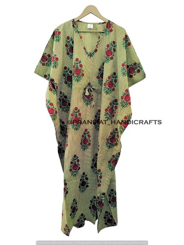 Robe longue maxi caftan - , femme