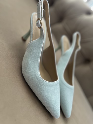 Escarpins bleu talon taille - , 39