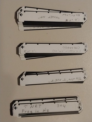 Magnetic cards for - use, on
