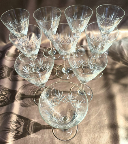 Anciens verres liqueur - à,
