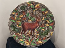 GRAND PLAT EN FAIENCE DE GIEN