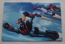 Plaque métal tôle GOLDORAK  réédition 20x30cm GRENDIZER ACTARUS GOLDRAKE ROBOT 8