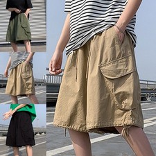 Short cargo été grande poche homme idéal pour les vacances et les journées d