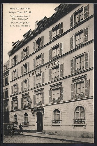 Cpa paris hotel - paris,, 8