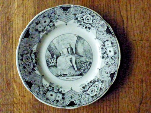Assiette parlante creil - assiette,