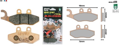 Plaquettes frein avant - de,