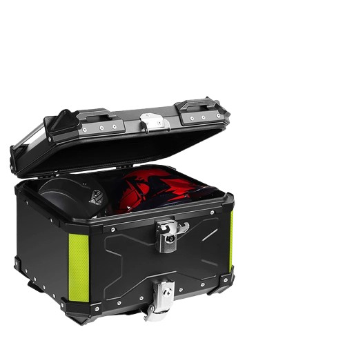 Top case coffre moto - coffre, aluminium