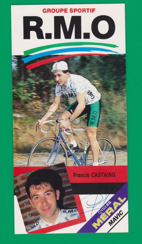 Cyclisme carte cycliste - carte,