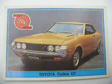 album PANINI 1977 SUPER AUTO Voiture Immage Vignette Sticker n°179 TOYOTA CELICA
