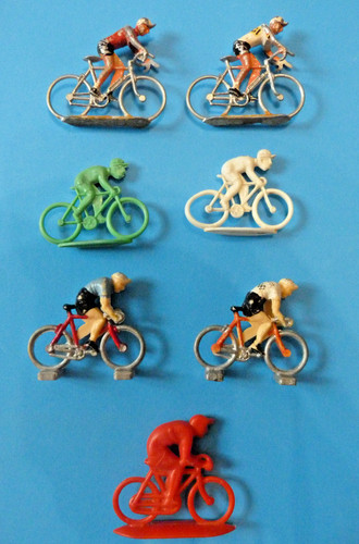 Lot petits cyclistes du - 7,