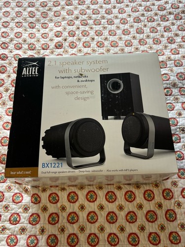 New altec lansing - altec, bxr1221