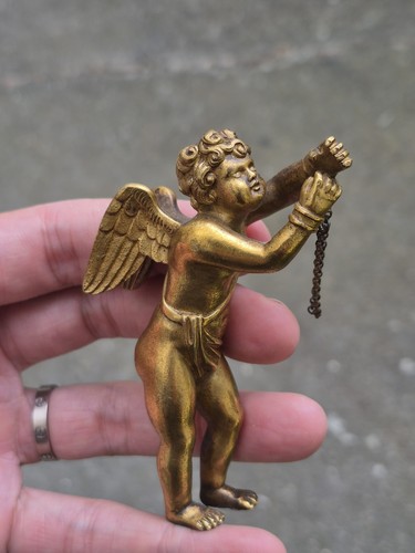 Petit bronze angelot putti - petit,