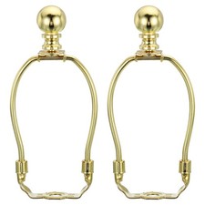 5 Pouce Lampe Harpe Trousse Épi Faîtage, 2 Set Détachable Abat-jour Support Doré