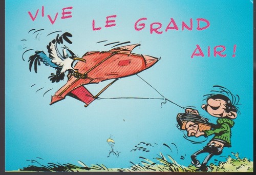 Gaston lagaffe carte - lagaffe, postale