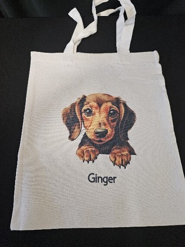 Reusable totes adorable dog - reusable,