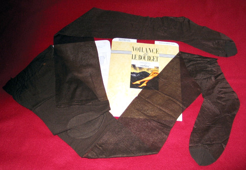 Collant satiné marron le - satiné, t