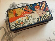 Ancienne boite en tôle lithographiée établissements Debray - Publicité 