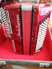 accordeon rouge et blanc Paolo Soprani