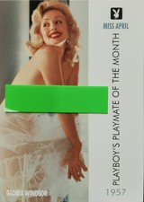 1995 Playboy Centerfold Collection: April / #12 Gloria Windsor / Carte PLAYBOY 