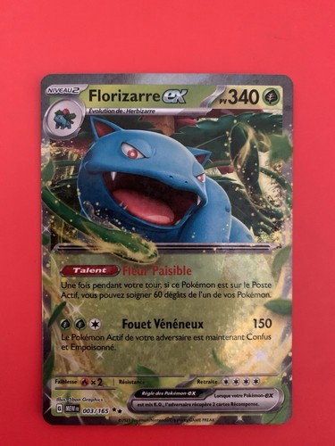 Carte pokémon florizarre - carte,