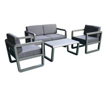 Ensemble de jardin Delfi gris