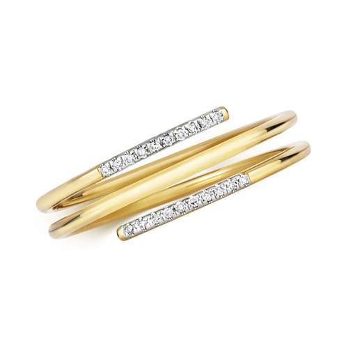 Bague enveloppé femme - enveloppé, or