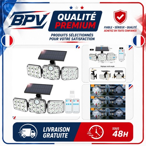 Projecteur solaire extérieur
