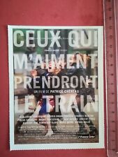 FICHE CINÉMA Première FILM - CEUX QUI M'AIMENT PRENDRONT LE TRAIN P CHEREAU