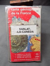 SARLAT-LA-CANEDA Carte géologique de la France BRGM 1:50 000 Dordogne