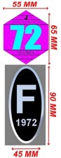 adhésif F noir chrome +