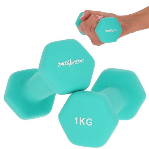 Haltères 2x1kg pour - , exercices
