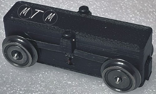 Bogie moteur 7mm - ho, 28,7mm