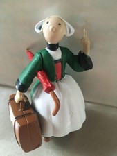 FIGURINE BECASSINE AVEC VALISE