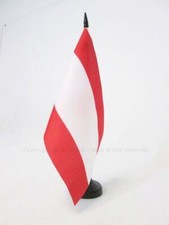 DRAPEAU DE TABLE TAHITI 21x14cm - PETIT DRAPEAUX DE BUREAU TAHITIEN - POLYNÍ?SIE