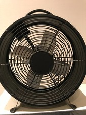 Ventilateur de table rétro marque HEMA Ø25,8cm noir à deux vitesses
