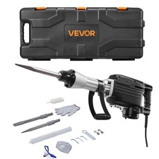 VEVOR Marteau Piqueur Brise-béton Électrique 2800 W 1200 BPM 2 Burins Démolition