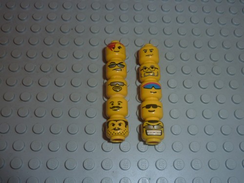 Lego têtes minifigure - x,