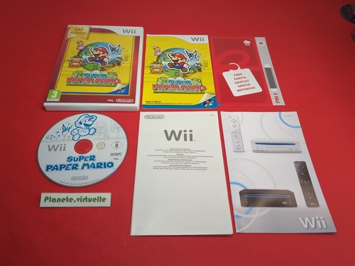 Super paper mario nintendo - paper, wii