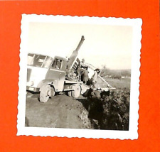 PHOTO / CAMION UNIC SAURER / ACCIDENT / DÉPANNEUSE PRP