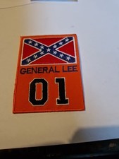 Patch Écusson Thermocollant Brodé Drapeau Sudiste Général Lee L 7 5 Cm H 10...