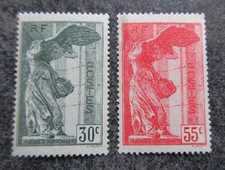 FRANCE timbre N° 354 355 SAMOTHRACE neuf ** cote 420 € regommé lot NN68 69