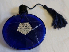 BOURJOIS  Ancienne Miniature 6 Cm SOIR DE PARIS flacon Montre Étoile Relief