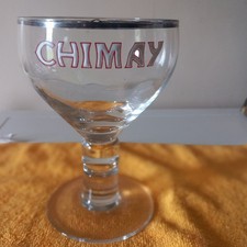 1 verre calice émaillé bière Chimay
