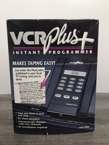 Vintage vcr plus instant - vintage,