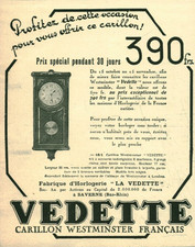 Publicité ancienne carillon