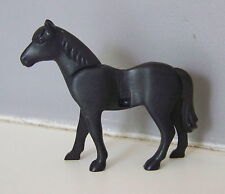 PLAYMOBIL (L5221) MOYEN-AGE - Cheval Noir Nouvelle Génération