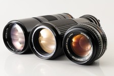 [3 objectifs avec MINOLTA XD]