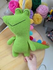 Crocodile vert, doudou peluche